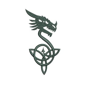 Dragons, embroidery design files