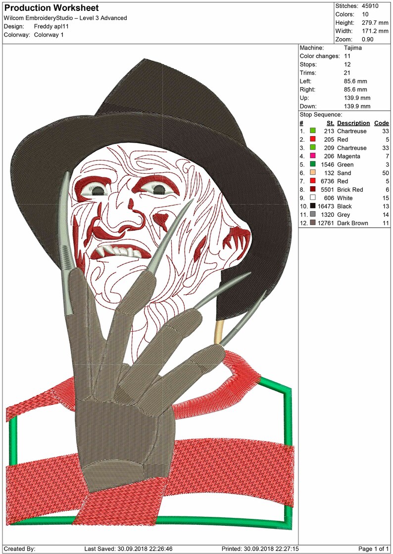 Horror Embroidery Designs Horror Embroidery Designs