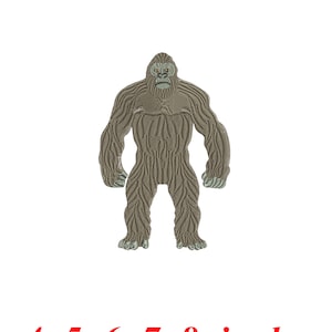 Gorilla, embroidery design files