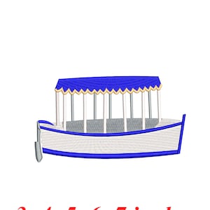 Boat embroidery design files