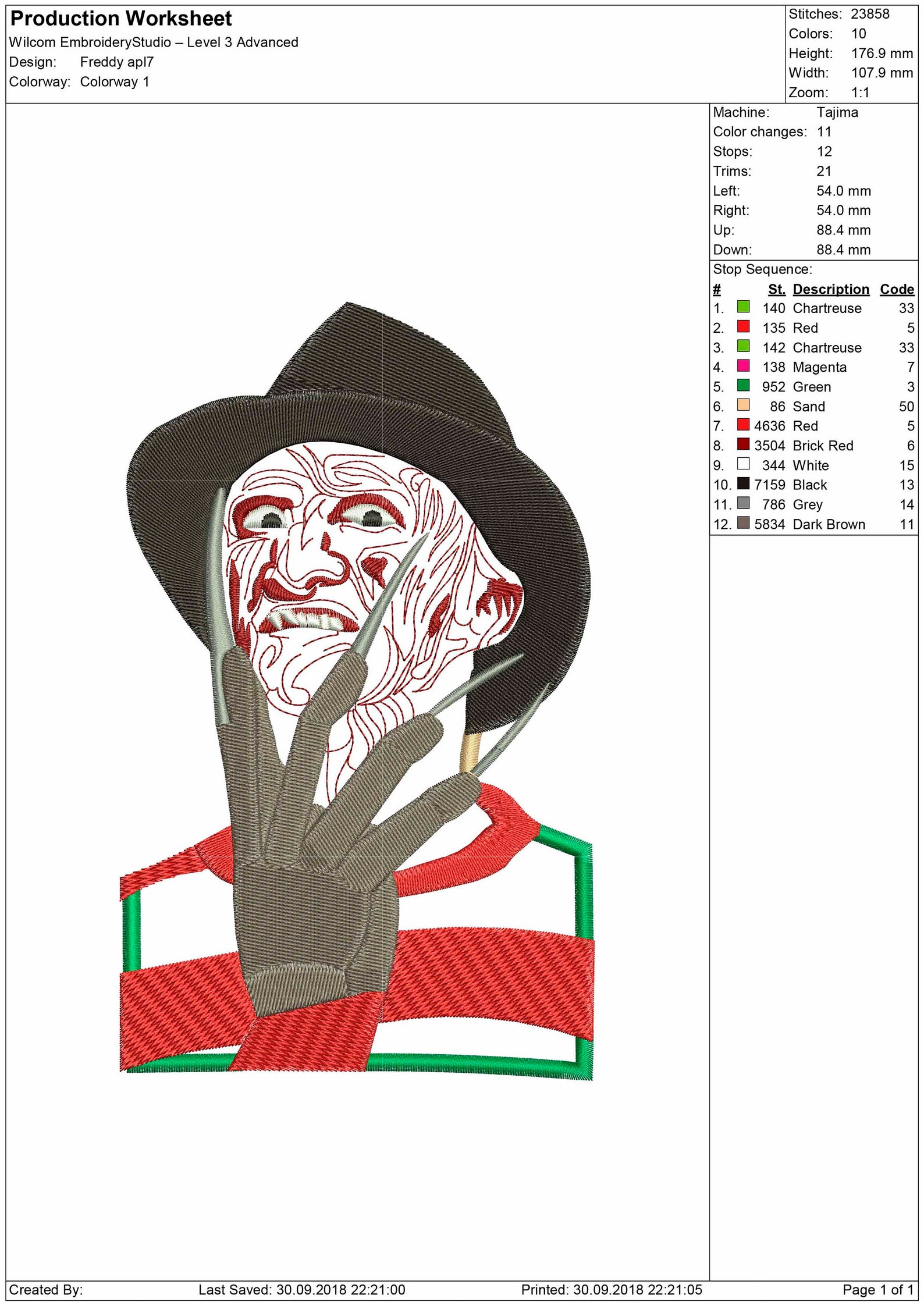 Horror embroidery design files Applique Etsy