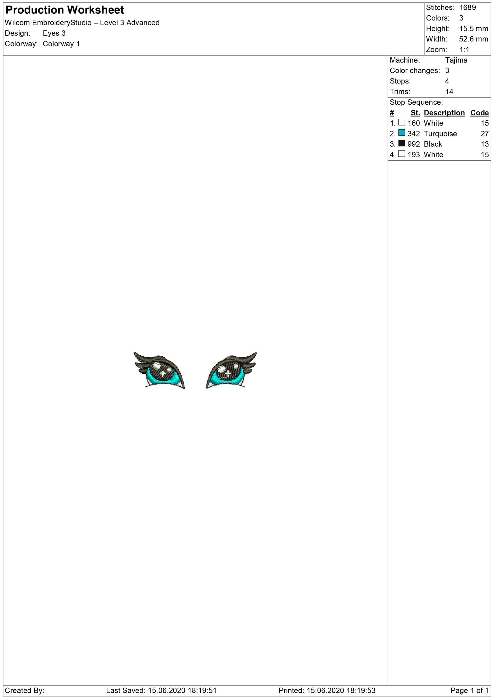 Einhorn Augen Stickerei Design-Dateien | Etsy