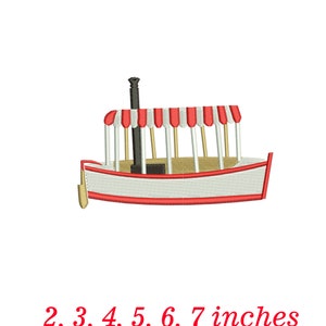 Boat embroidery design files