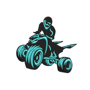 ATV, Quad bike, machine embroidery design. INSTANT DOWNLOAD files.