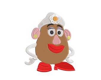 Toy Story Mr. Potato Head Inspired Machine Embroidery Design. - Etsy