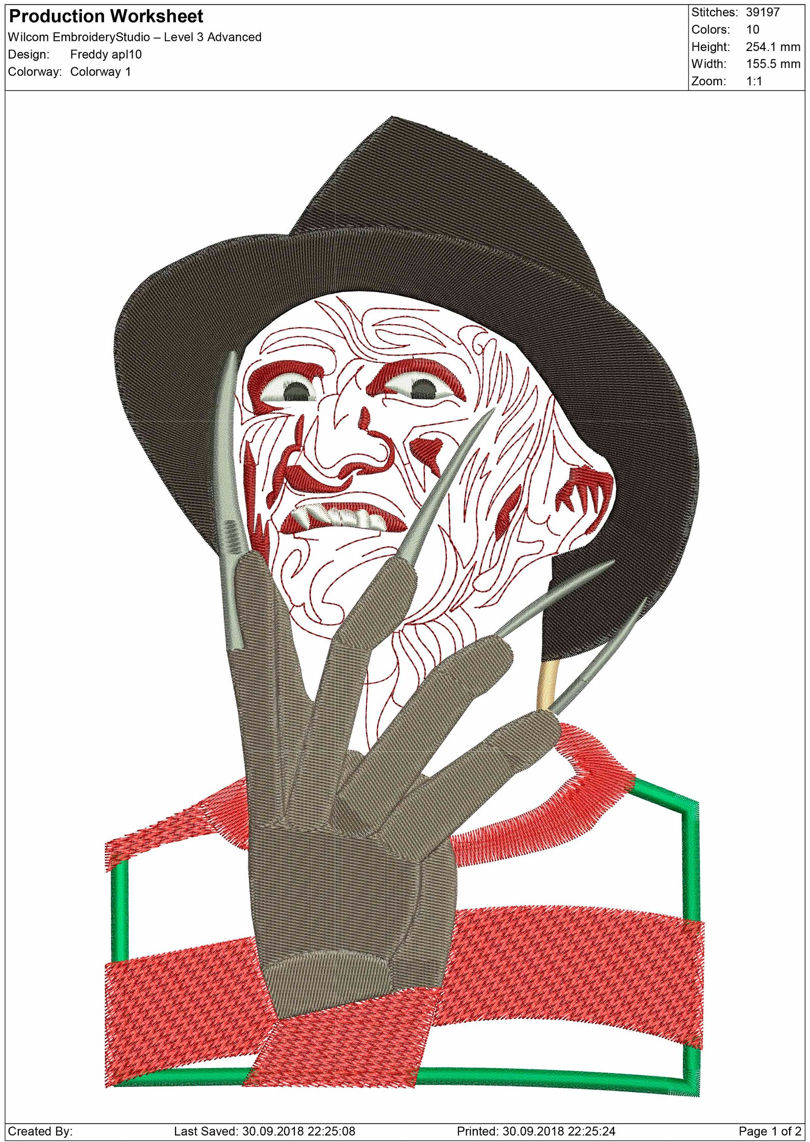 Horror embroidery design files Applique Etsy