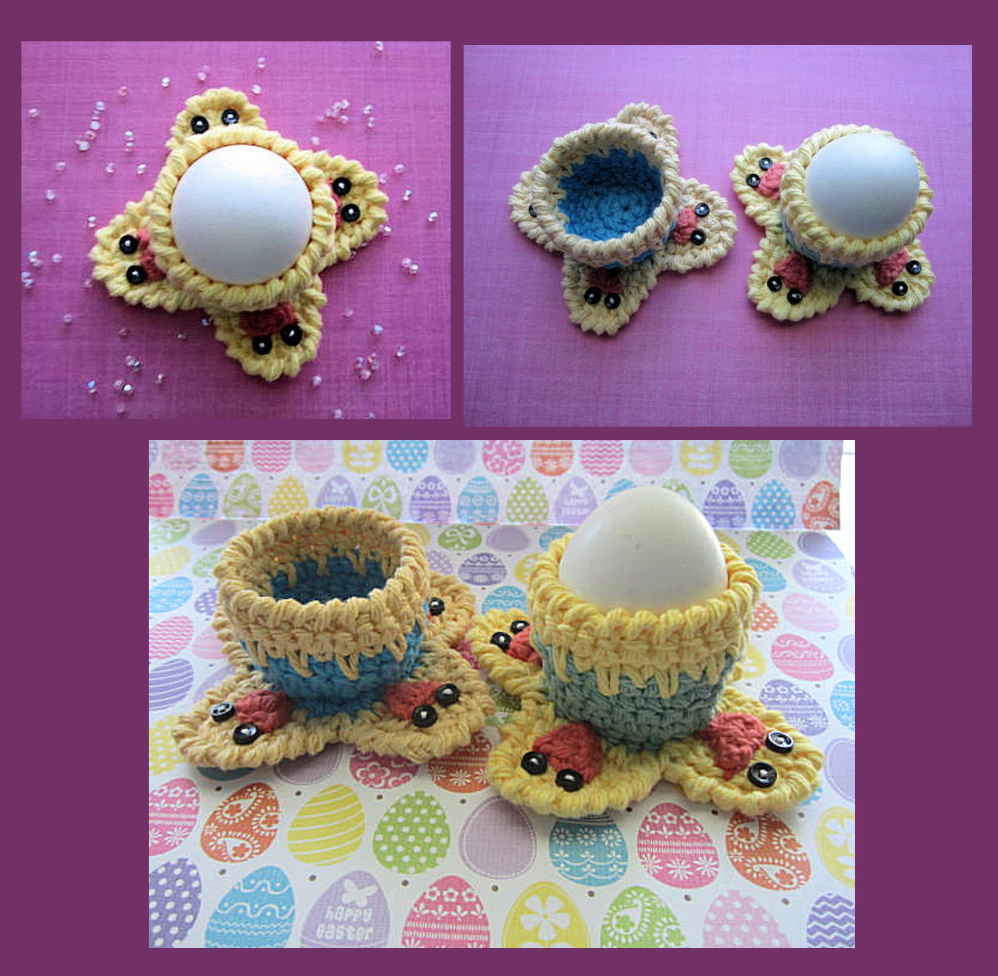 Chick Egg Holder Crochet Pattern Etsy
