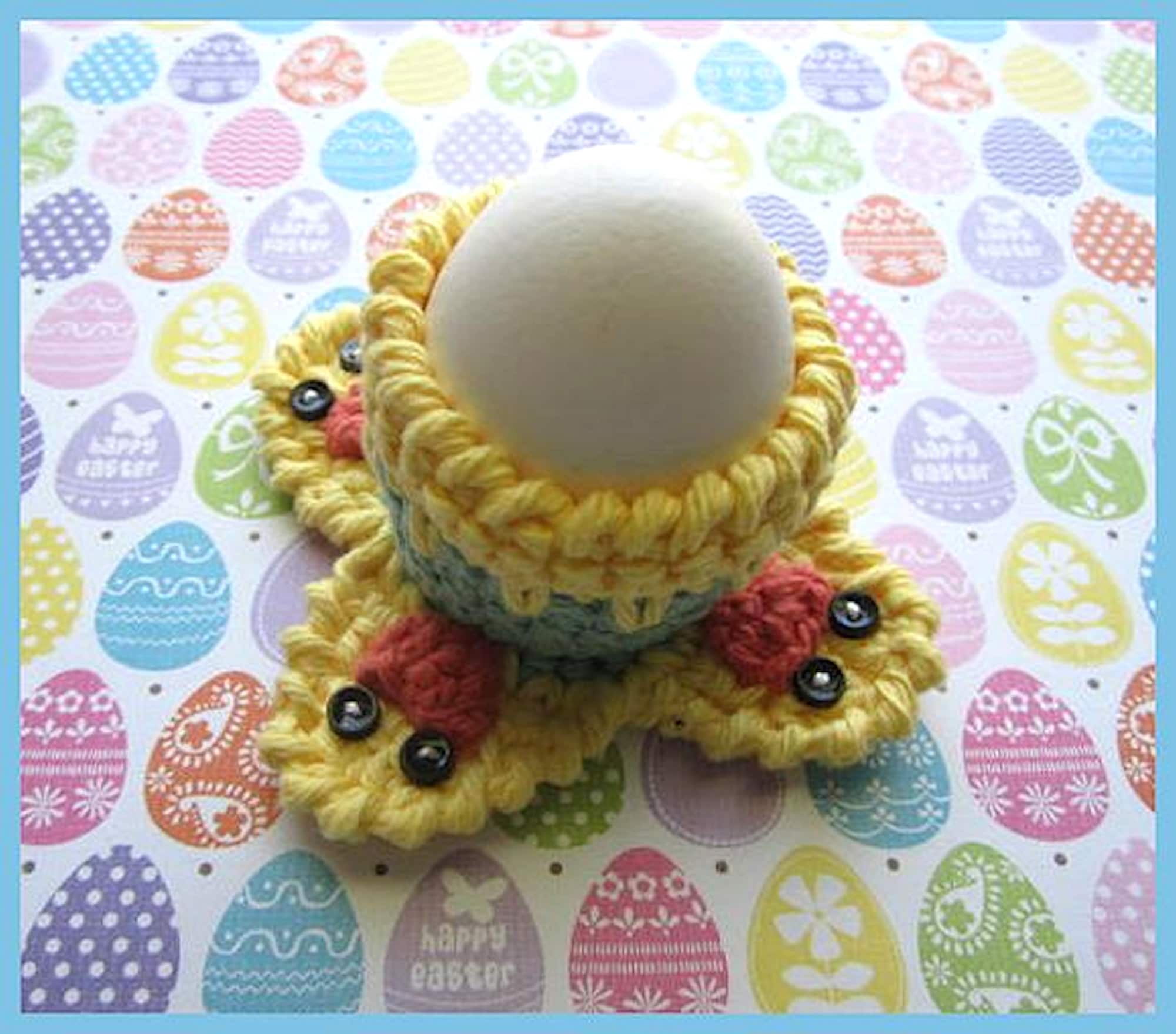 Chick Egg Holder Crochet Pattern Etsy