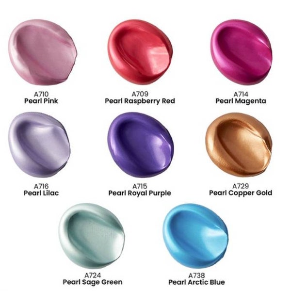 Arteza Premium Pearl Acrylic Paint