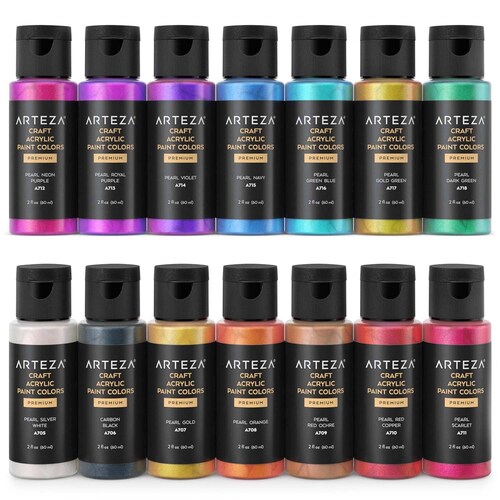 Arteza Premium Pearl Acrylic Paint Etsy