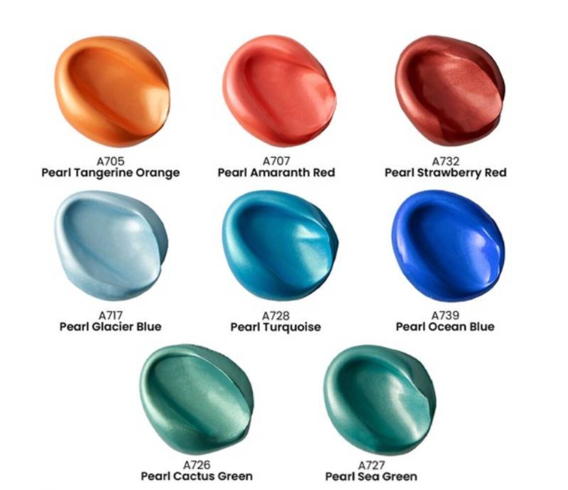 Arteza Premium Pearl Acrylic Paint Etsy België
