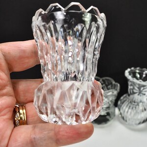 Choice of Toothpick Holders Clear Glass - 4 Style Choices Style JJ