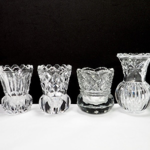 Choice of Toothpick Holders Clear Glass - 4 Style Choices