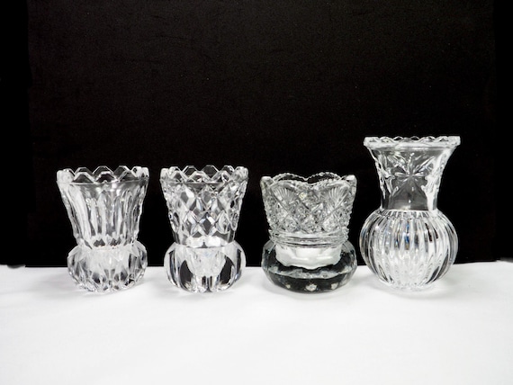 Choice of Toothpick Holders Clear Glass - 4 Style Choices