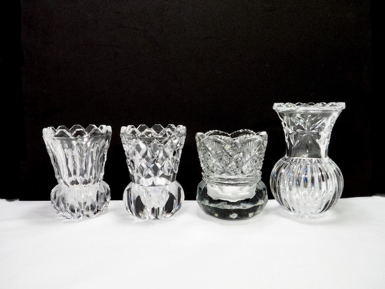 Choice of Toothpick Holders Clear Glass - 4 Style Choices image 1