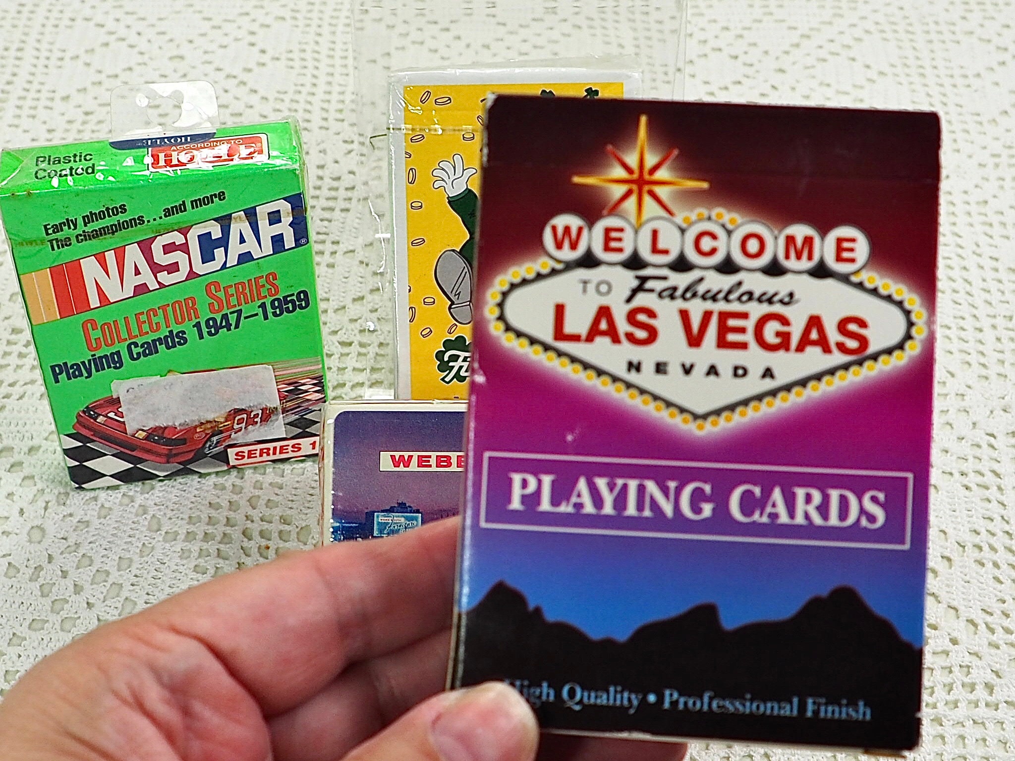 Vintage Playing Card Decks Lot of 4 Las Vegas Fitzgerald Etsy