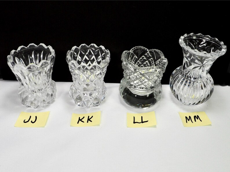 Choice of Toothpick Holders Clear Glass - 4 Style Choices image 2