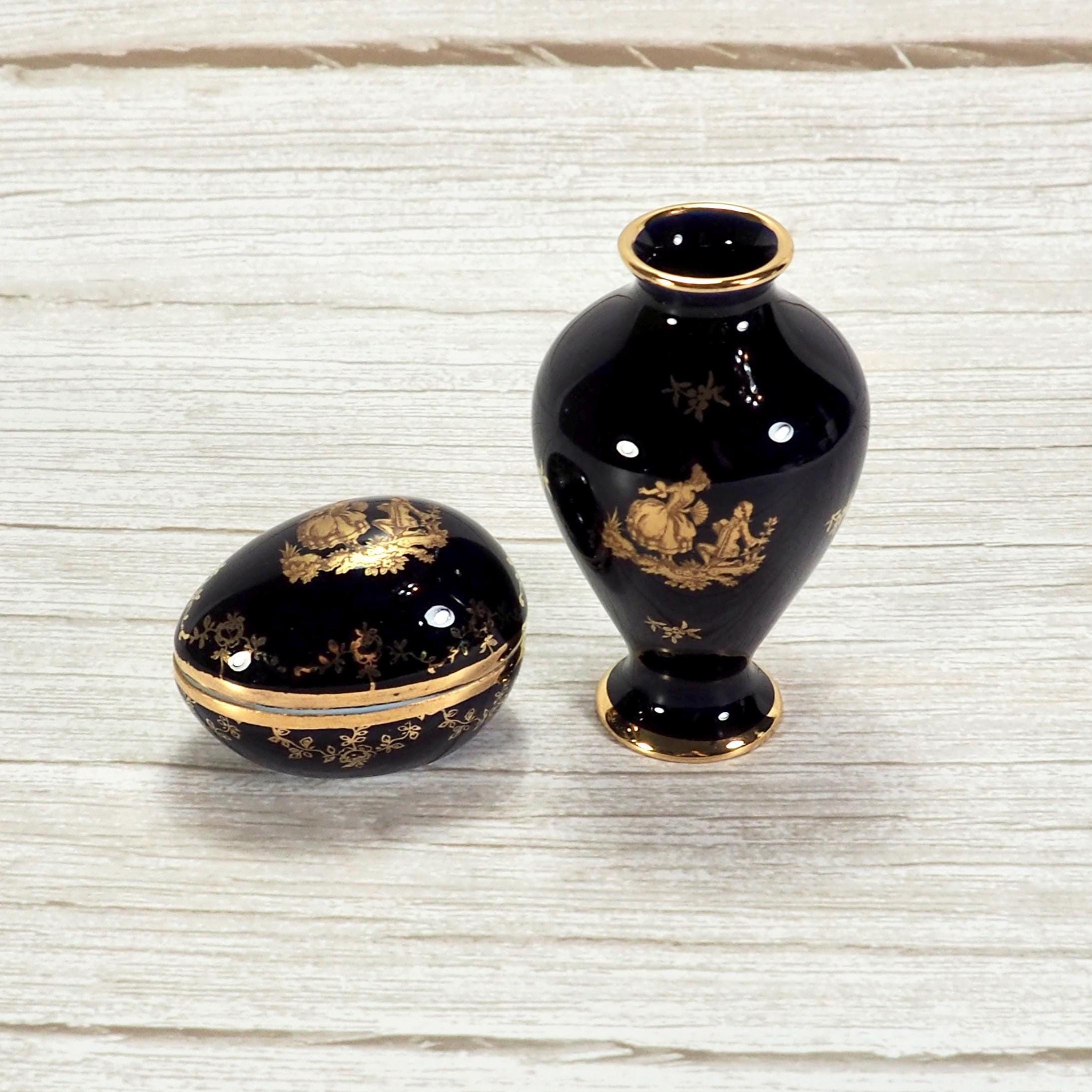 Limoges Egg Vase - Etsy