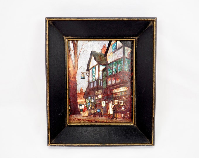 Vintage Foil Art Franklin Picture Frame Co 1188 Etsy