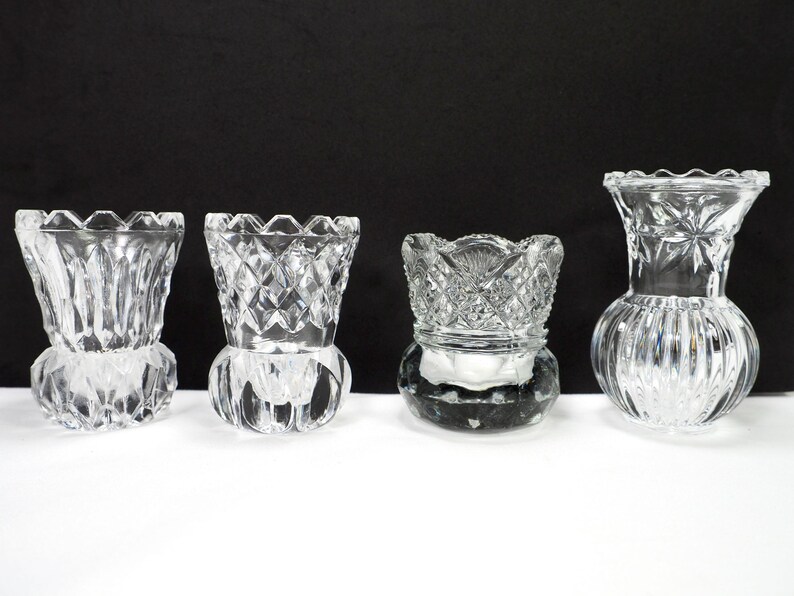 Choice of Toothpick Holders Clear Glass - 4 Style Choices image 3