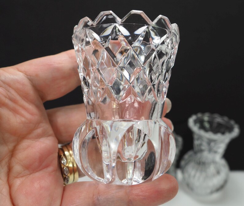 Choice of Toothpick Holders Clear Glass - 4 Style Choices Style KK