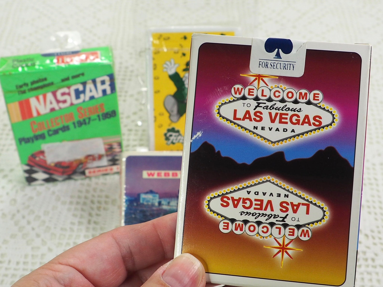 Vintage Playing Card Decks Lot of 4 Las Vegas Fitzgerald Etsy