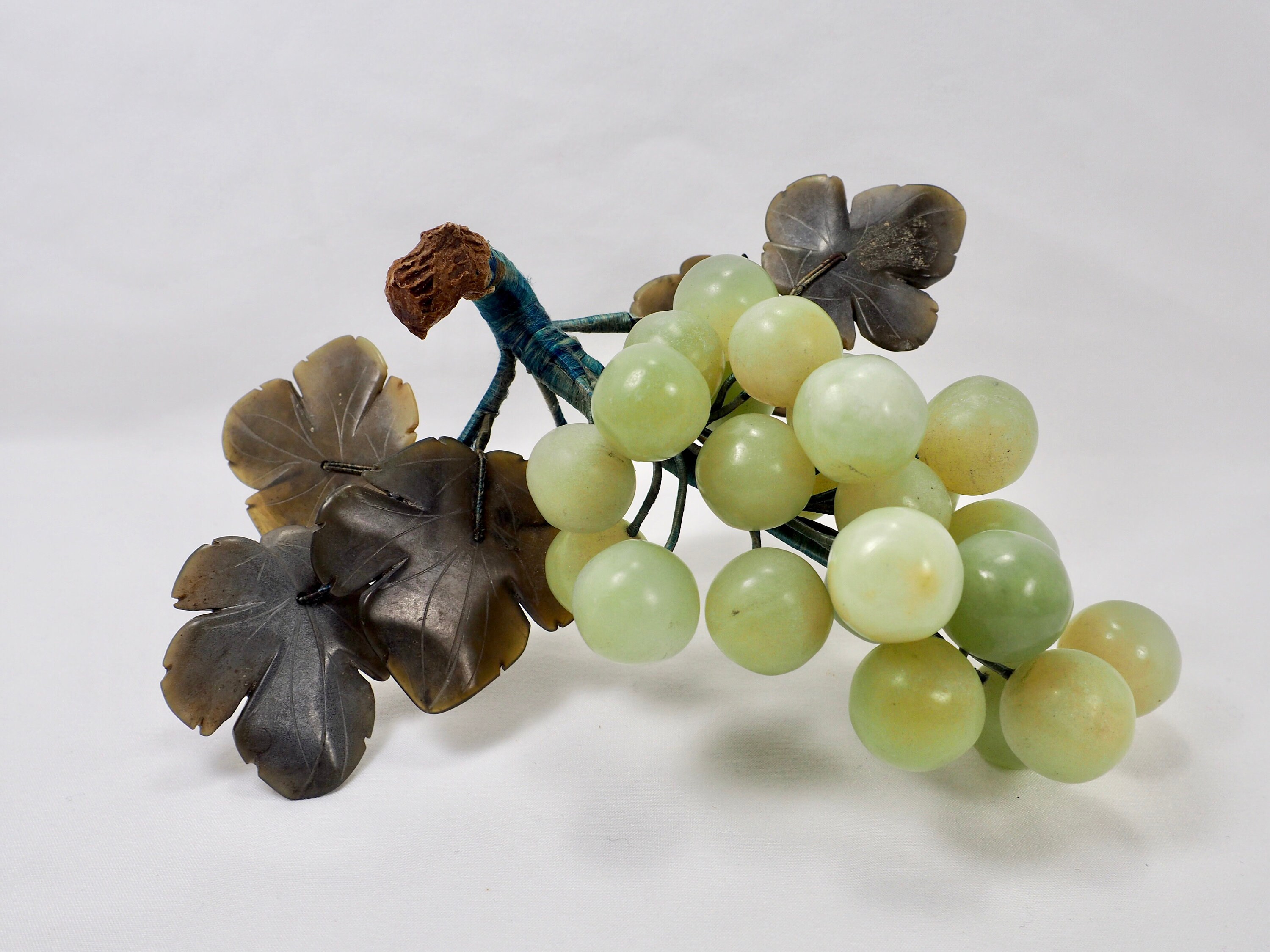 Vintage Jade Grape Cluster Celadon Green MCM Etsy