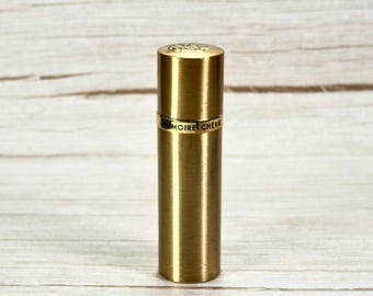 Vintage Elizabeth Arden Memoire Cherie Perfume Oil Canister Spray Used - Nearly Empty Collectible Container