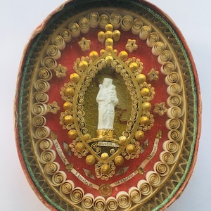 Stunning large antique multi Reliquary sainte Célestin , Colombe ,  Aurèle , Thérèse , Honoré