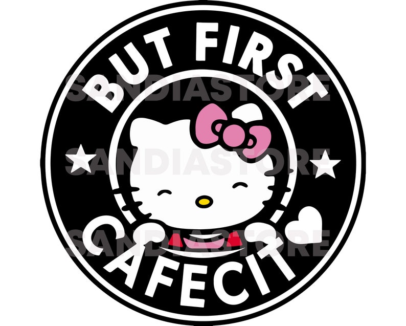 But First Cafecito Coffee Starbucks Logo Png Svg Jpg - Etsy