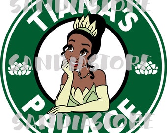 Tianas Palace starbucks coffee style svg
