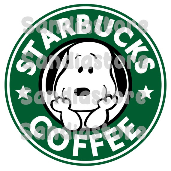 Starbucks Coffee Snoopy Style Svg Eps Ai Png Jpg Etsy