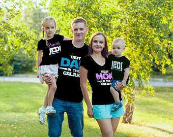 family star wars designs, galaxy, family shirts, svg