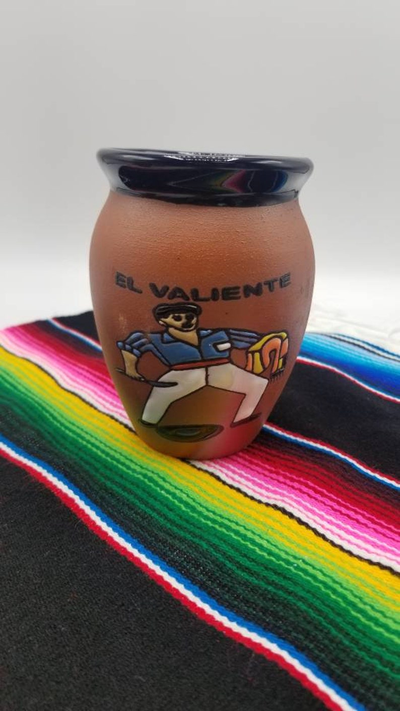 Cantarito de barro loteria Jarritos. Cantaritos. Cantaritos Etsy