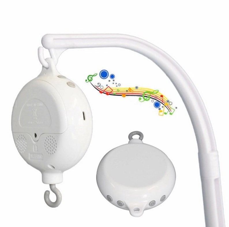 Mobile music box Crib mobile holder Plastic crib mount for Etsy