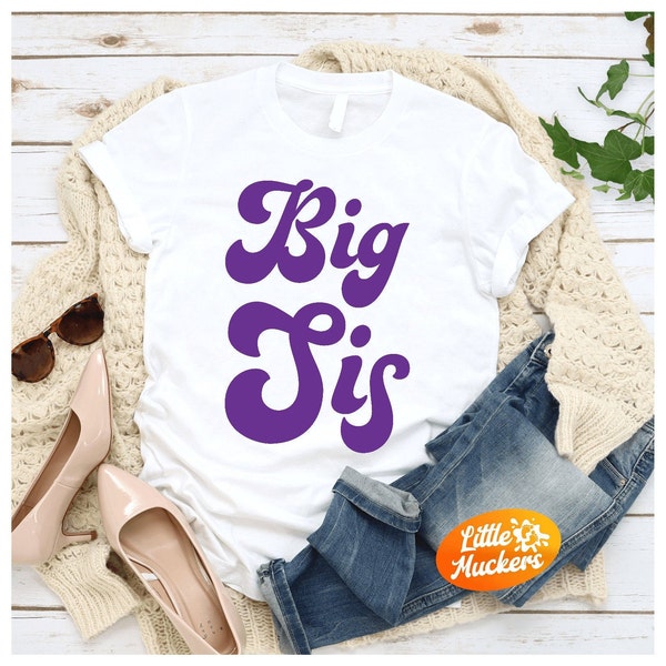 Big Sis T-Shirt - Big Sister Babygrow - Big Sis Bodysuit - Big Sister T-Shirt