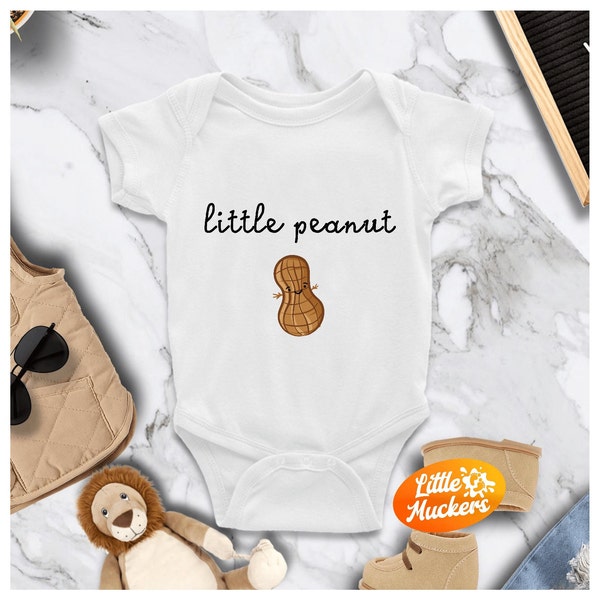 Little Peanut Babygrow - Little Nut Body - Baby wachsen Weste Kurzarm Bodysuit T-Shirt