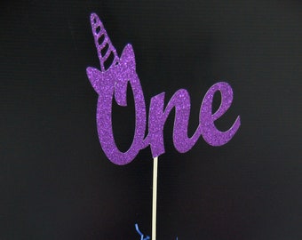 Unicorn Birthday Centerpiece, 1 Anniversary, 1 Celebration,  Birthday, Centerpiece Sticks