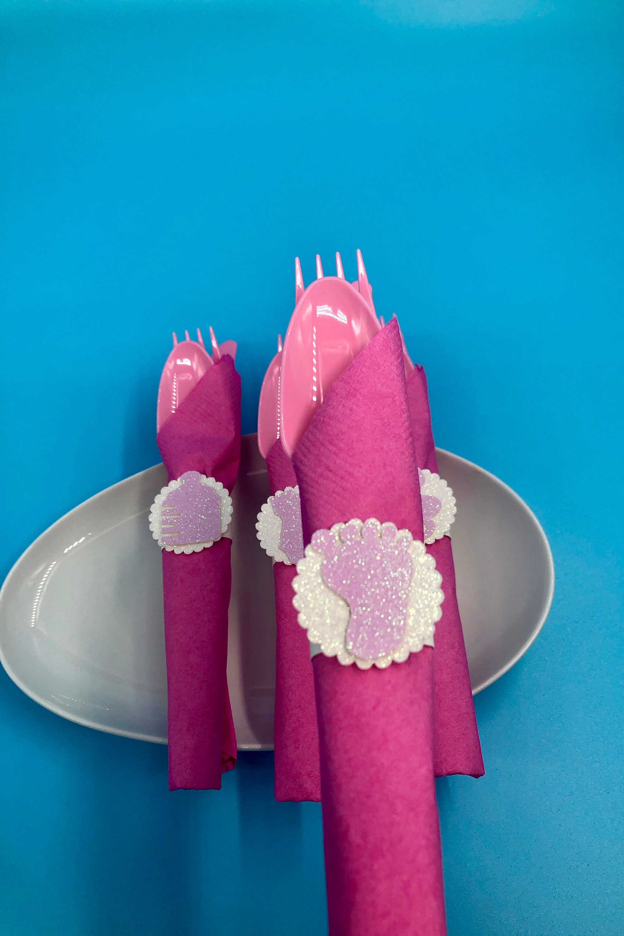 Baby Shower Flatware New Baby Party Silverware Party baby Etsy