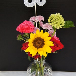 Birthday Centerpiece, 80th Anniversary, 80th Celebration, 80th Birthday