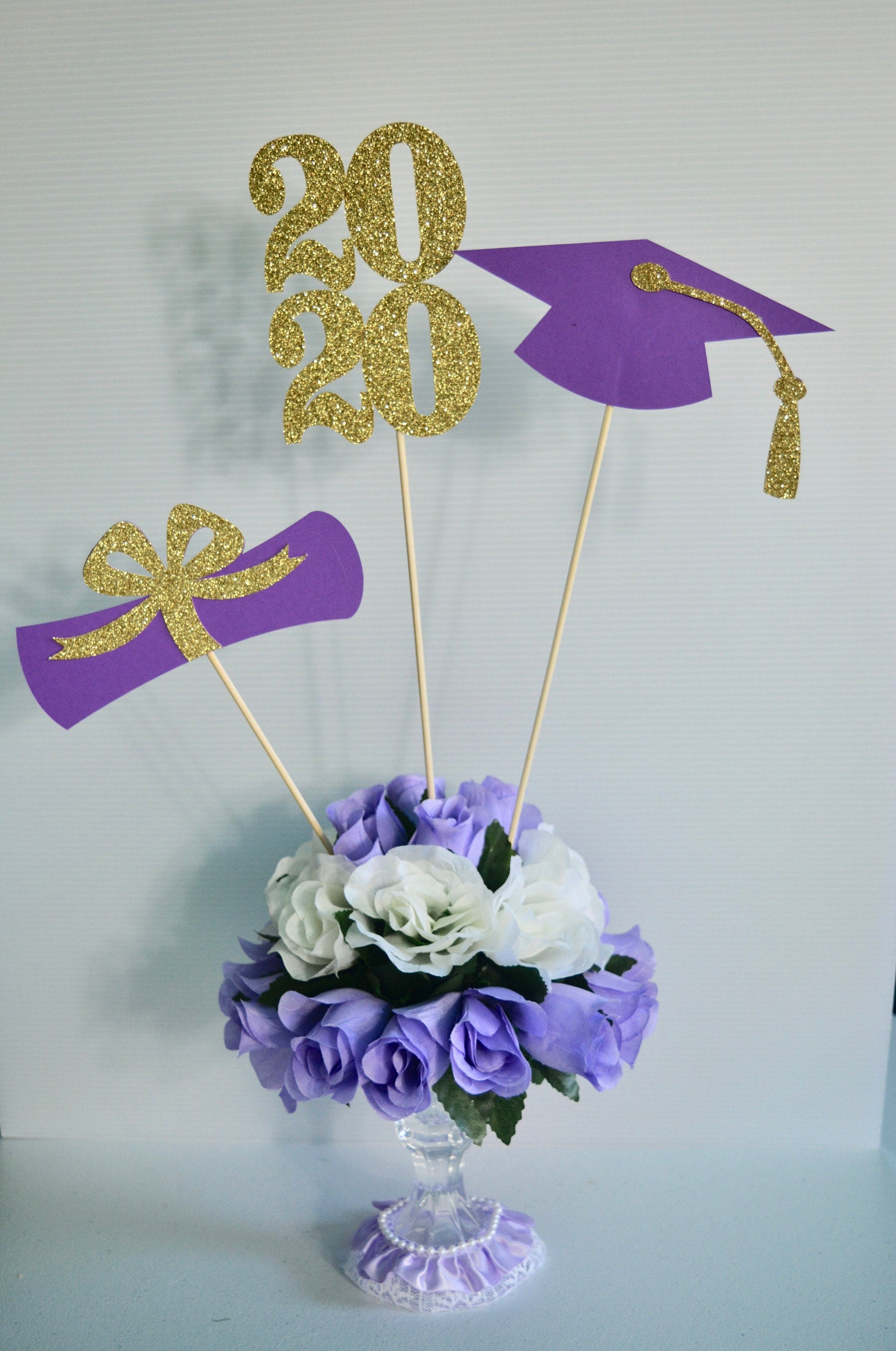 Graduation Party decorations,2020 Graduation Centerpieces,Grad,Cap