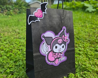 Kuromi Halloween , kuromi party decorations, kuromi party supplies, kuromi party favors, kuromi Halloween kuromi treat box, gable box