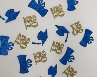 12 Pièces Ornements En Spirale Dorés Et Noirs Année De Remise Des Diplômes 2025 Pour La