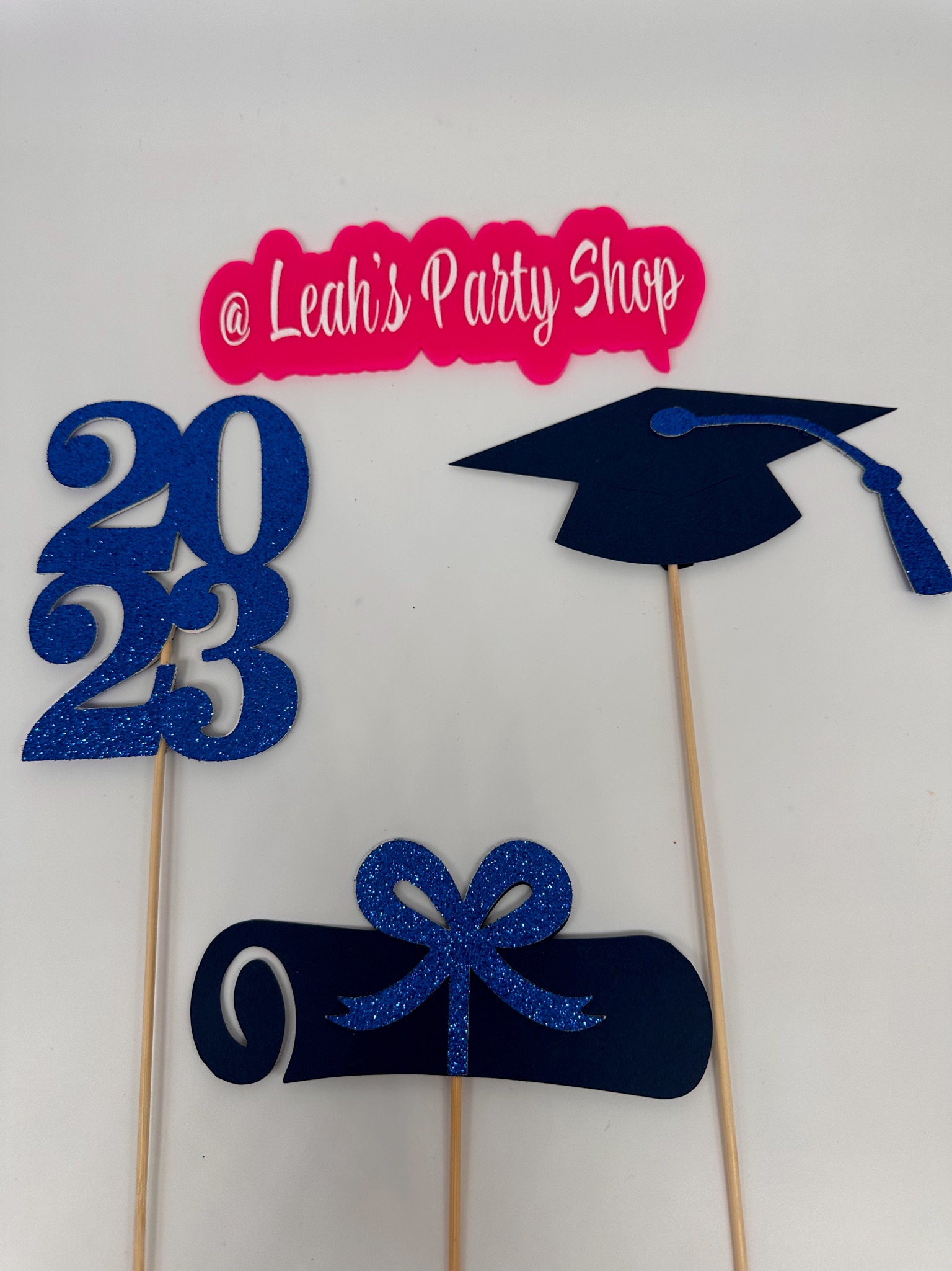 Centrotavola Per Festa Di Laurea 2023 – 9 Pezzi Con Cappello E Diploma, Decorazioni Da Tavolo Facili Da Montare