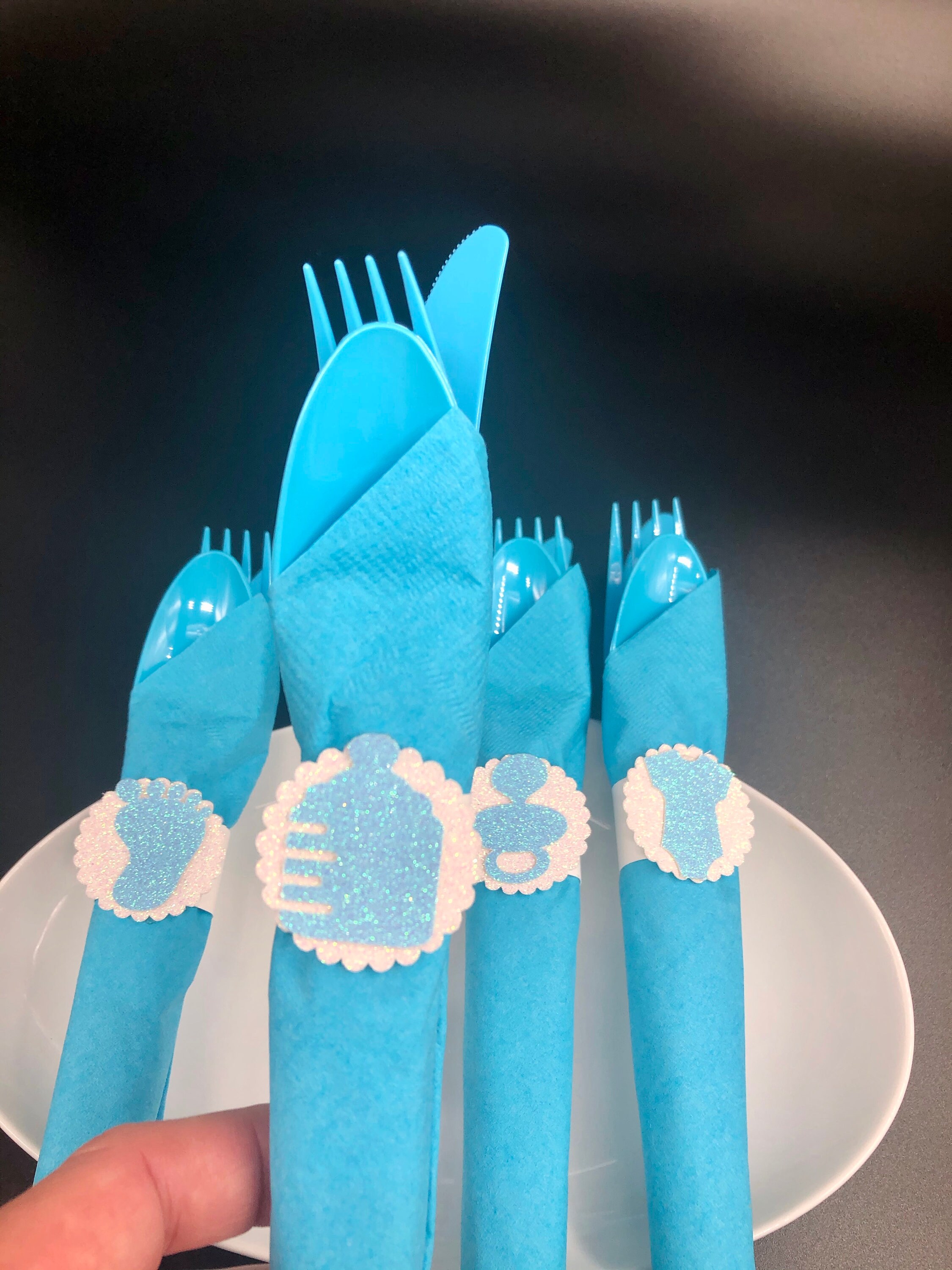 Baby Shower Flatware New Baby Party Silverware Party baby Etsy