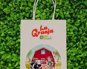 La Granja Party Decorations, La Granja favor bags, La Granja Themed Birthday Party, favor bags, La Granja party favors, Farm party
