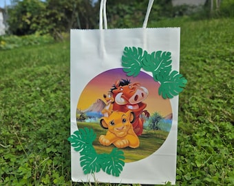 Lion King Favor Bags-Simba Favor Bags-Kids Birthday