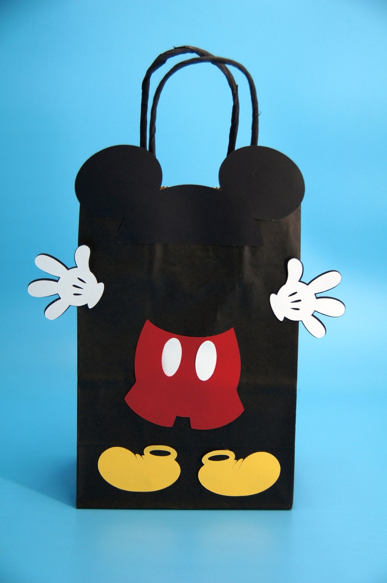 Mickey Party Bags minnie Parrty Bags Mickey Birthdayminnie - Etsy