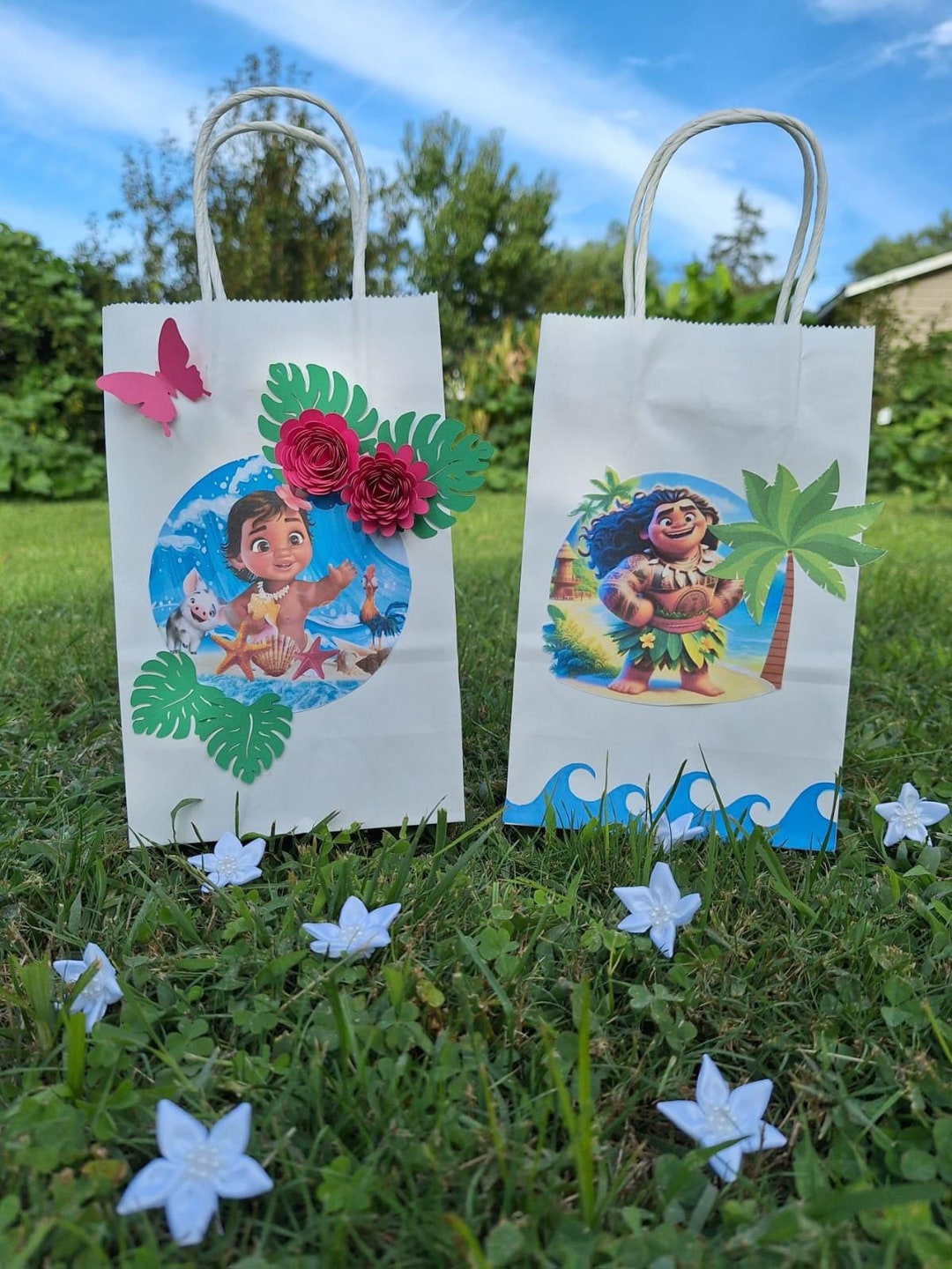 Moana Treat Bags, Moana Party Favors, Moana Birthday, Moana Birthday ...