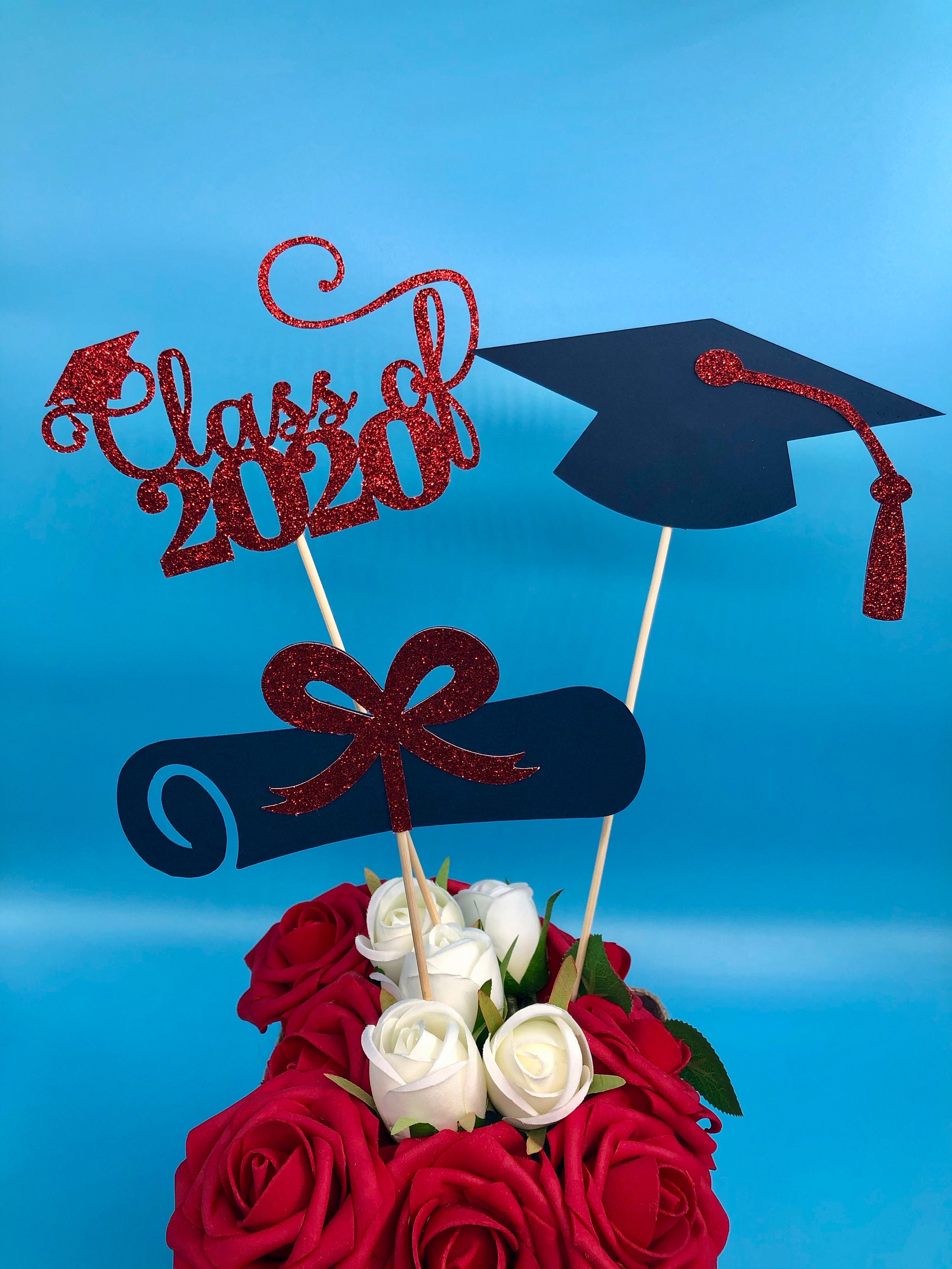 Graduation Party Decoration, 2020 Graduation Centerpieces, Grad, Cap